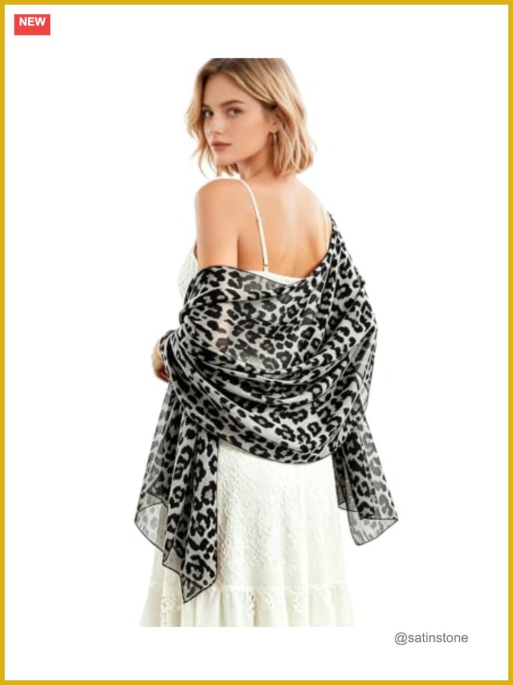 Chiffon Shawl Wrap Scarf Lightweight Sheer Summer Wedding Evening Prom